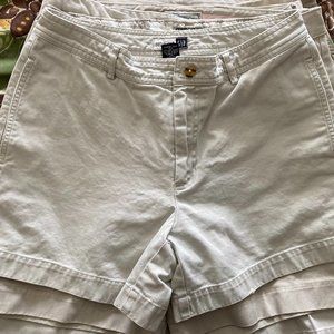 Gap Retro Cut Cotton Creamy Khaki Shorts 8